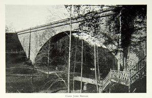 1903 Print Union Arch Bridge Cabin John Maryland Alfred L. Rives Aqueduct BVM1
