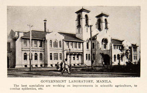1908 Print Government Laboratory Manila Science Agriculture Disease BVM2