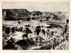 1908 Print Grand Canyon Rowe's Point Hopi Sanford Prospector Colorado River BVM2