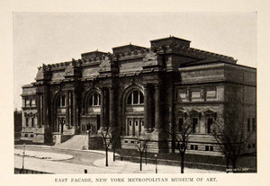 1908 Print New York Metropolitan Museum Art Central Park National Gallery BVM2
