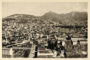 1937 Centro Cidade Rio de Janeiro Brazil Photogravure - ORIGINAL BZ1