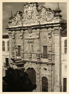 1937 Sao Francisco Church Salvador Bahia Photogravure - ORIGINAL BZ1