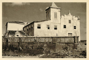 1937 Benedictine Hermitage Eremiterio Salvador Bahia - ORIGINAL PHOTOGRAVURE BZ1