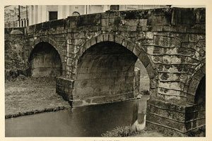 1937 Bridge Sao Joao del Rei Rey Brazil Photogravure - ORIGINAL PHOTOGRAVURE BZ1
