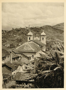 1937 Church Igreja Sao Francisco Asis Ouro Preto Brazil - ORIGINAL BZ1