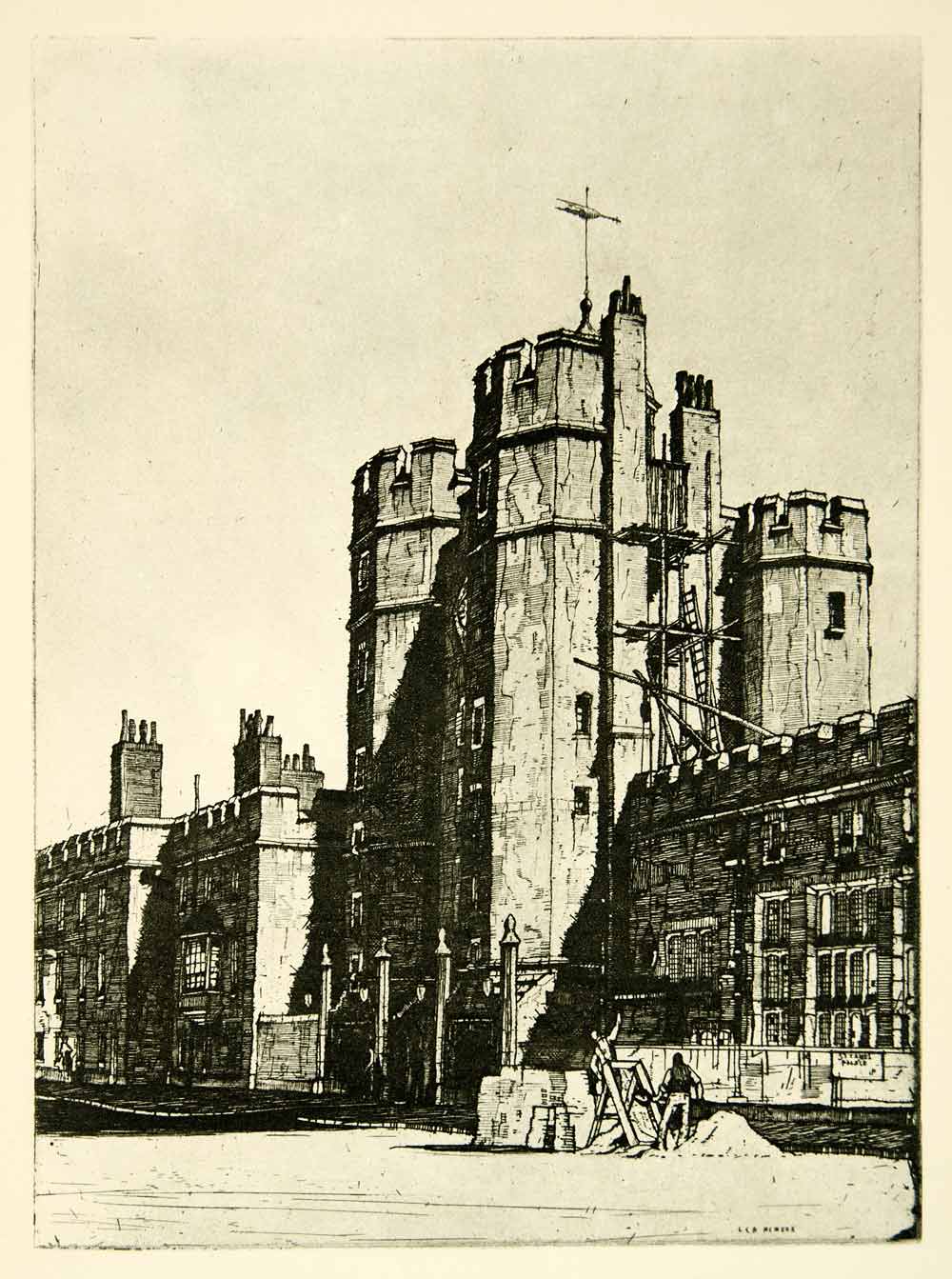 1930 Rotogravure Saint James's Palace Historic Architecture Religious CA1