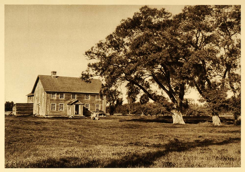 1926 Old Road House New Brunswick Canada Photogravure - ORIGINAL CAN2