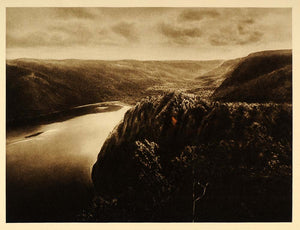 1926 Saguenay River Quebec Canadian Landscape VERY NICE - ORIGINAL CAN2