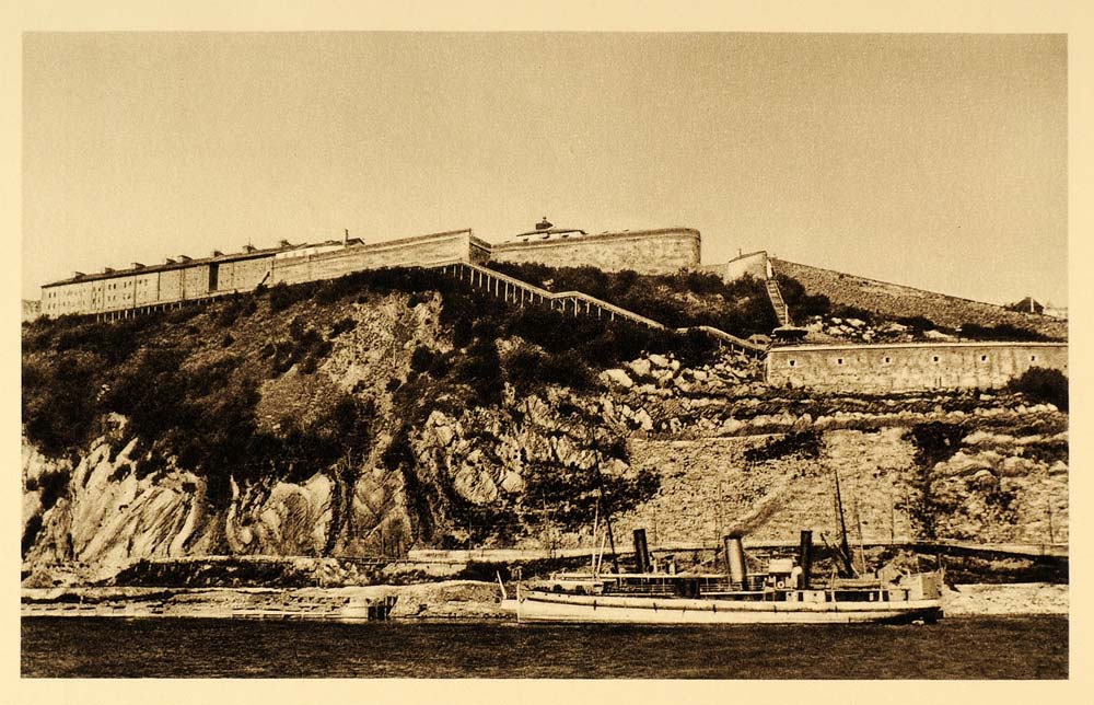 1926 Citadel Citadelle Quebec Canada Military Garrison Fortress River CAN2