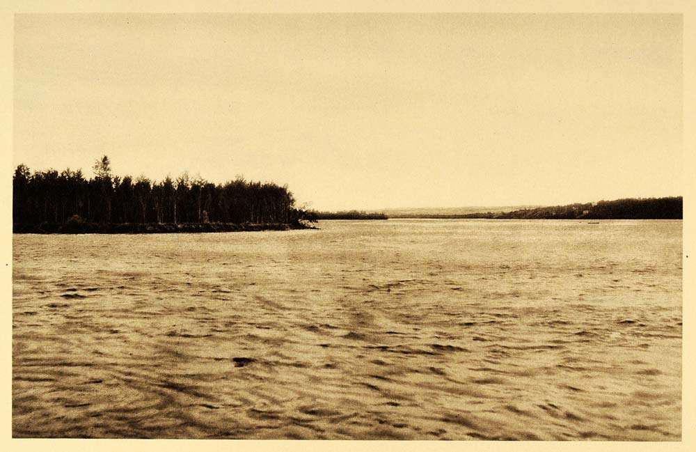 1926 North Saskatchewan River Battleford Canada Riviere - ORIGINAL CAN2