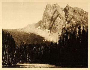 1926 Mount Burgess Emerald Lake Yoho National Park BC - ORIGINAL CAN2
