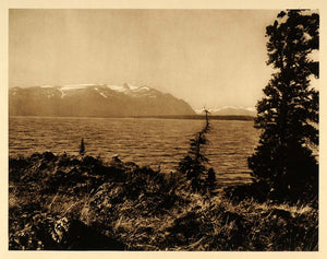 1926 Lake Atlin Yukon British Columbia Canada Canadian - ORIGINAL CAN2