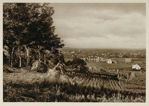 1926 Rural Village Town Landscape Nova Scotia Canada - ORIGINAL CANADA
