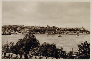 1926 Quebec City Saint-Laurent St. Saint Lawrence River - ORIGINAL CANADA