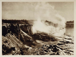 1926 Winter Hiver Niagara Falls Chutes Falle Ontario - ORIGINAL CANADA