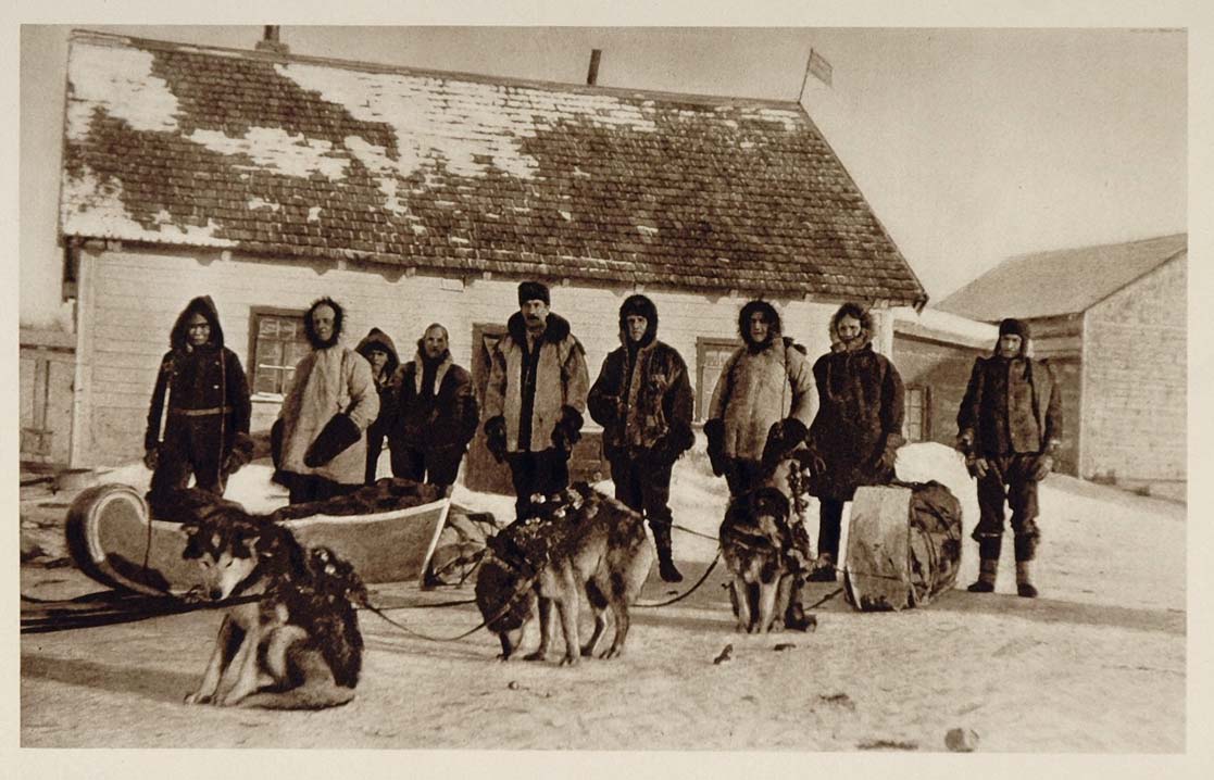 1926 Dogsled Fort Norman Northwest Territories Canada - ORIGINAL CANADA