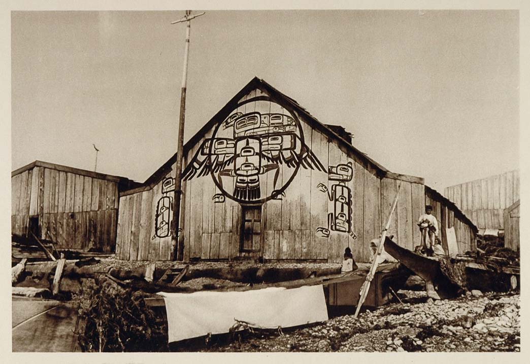 1926 Indian House Fort Rupert British Columbia Canada - ORIGINAL CANADA