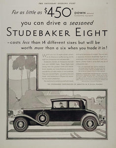 1930 Ad Studebaker Corp Wagon President Eight State Victoria Vintage CARS5
