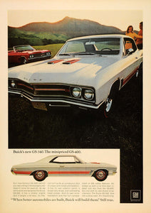 1967 Ad General Motors White Buick GS-340 Automobile - ORIGINAL CARS7