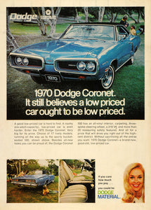 1969 Ad Blue 1970 Dodge Coronet Vintage Automobile Park - ORIGINAL CARS7