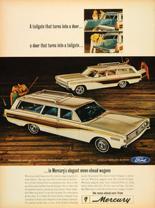 1966 Ad Lincoln Mercury Colony Park Automobile Car - ORIGINAL ADVERTISING CARS7