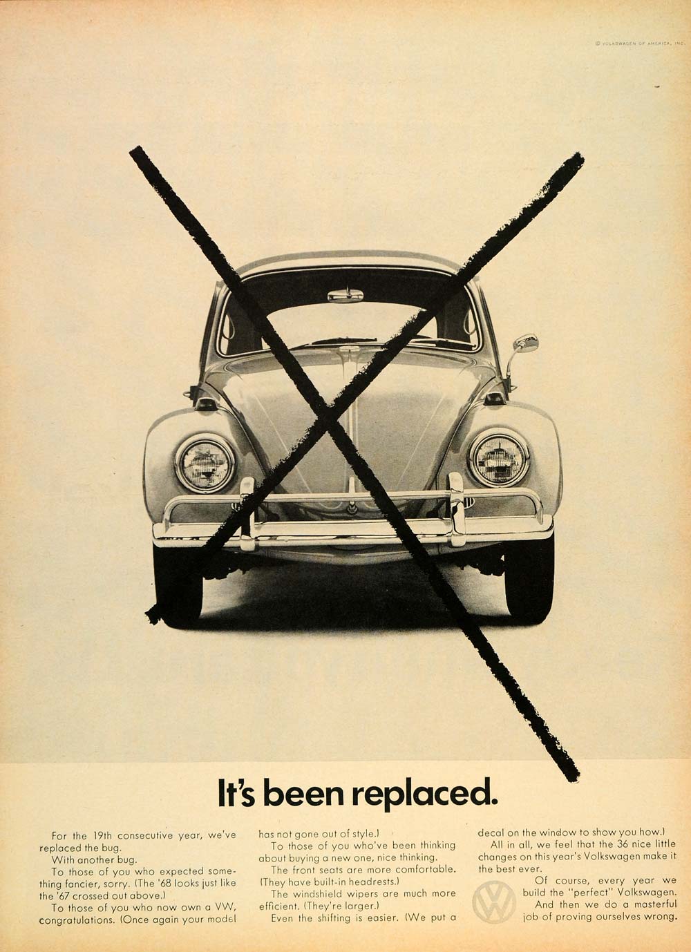 1967 Ad Volkswagen Bug Automobile Vintage Car VW - ORIGINAL ADVERTISING CARS7