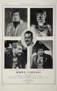 1930 Harry Cording Actor Costumes Movie Film Casting Ad - ORIGINAL CAST2