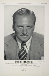 1930 Philip Strange Actor Movie Vengeance Casting Ad - ORIGINAL CAST2
