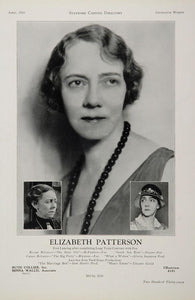 1930 Elizabeth Patterson Actor Movie Stage Casting Ad - ORIGINAL CAST2