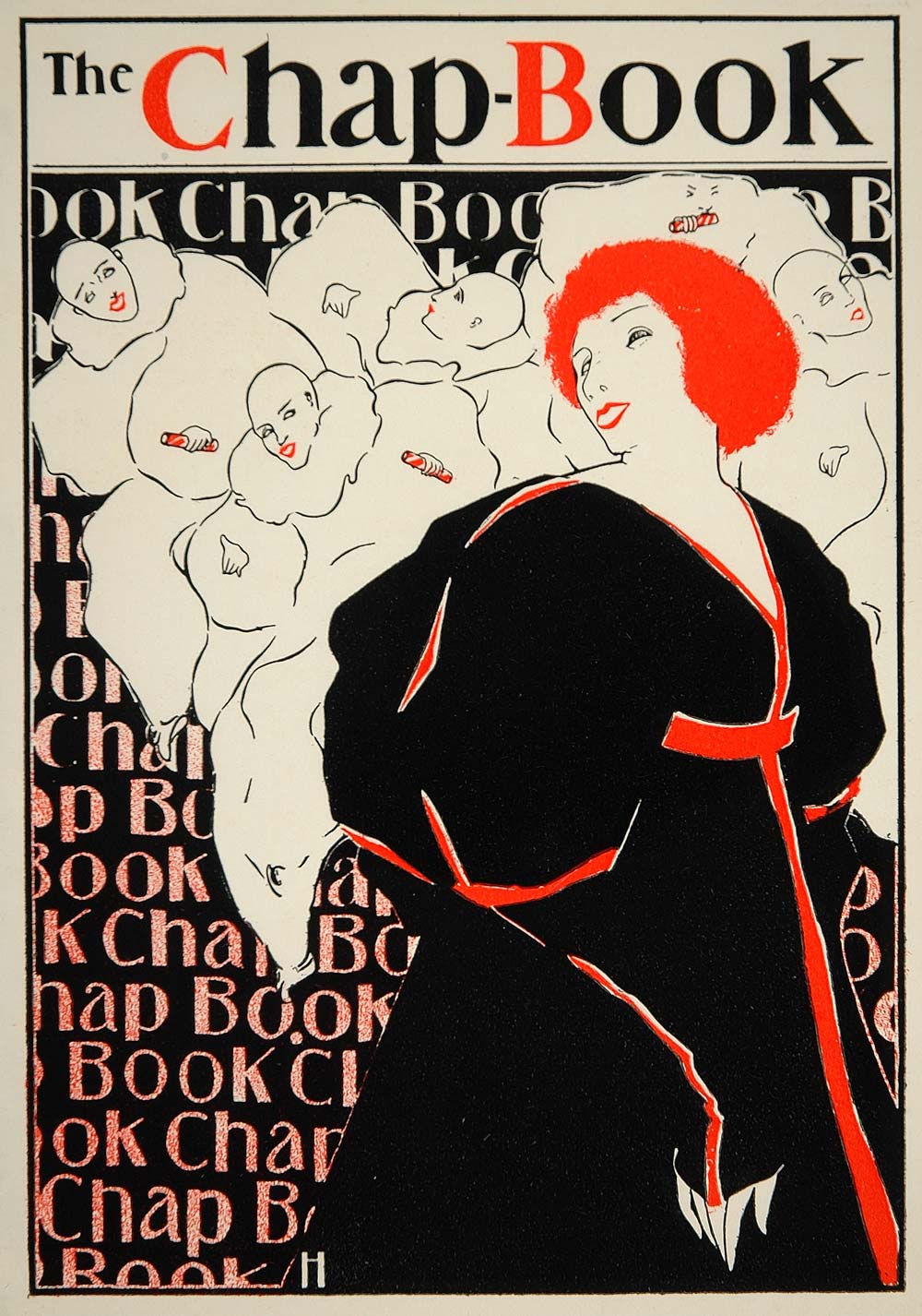 1913 Chap Book Frank Hazenplug Mini Poster Lithograph - ORIGINAL CB1