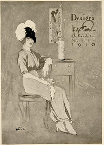 1913 Design Exhibition 1910 Adolph Treidler Mini Poster - ORIGINAL CB1