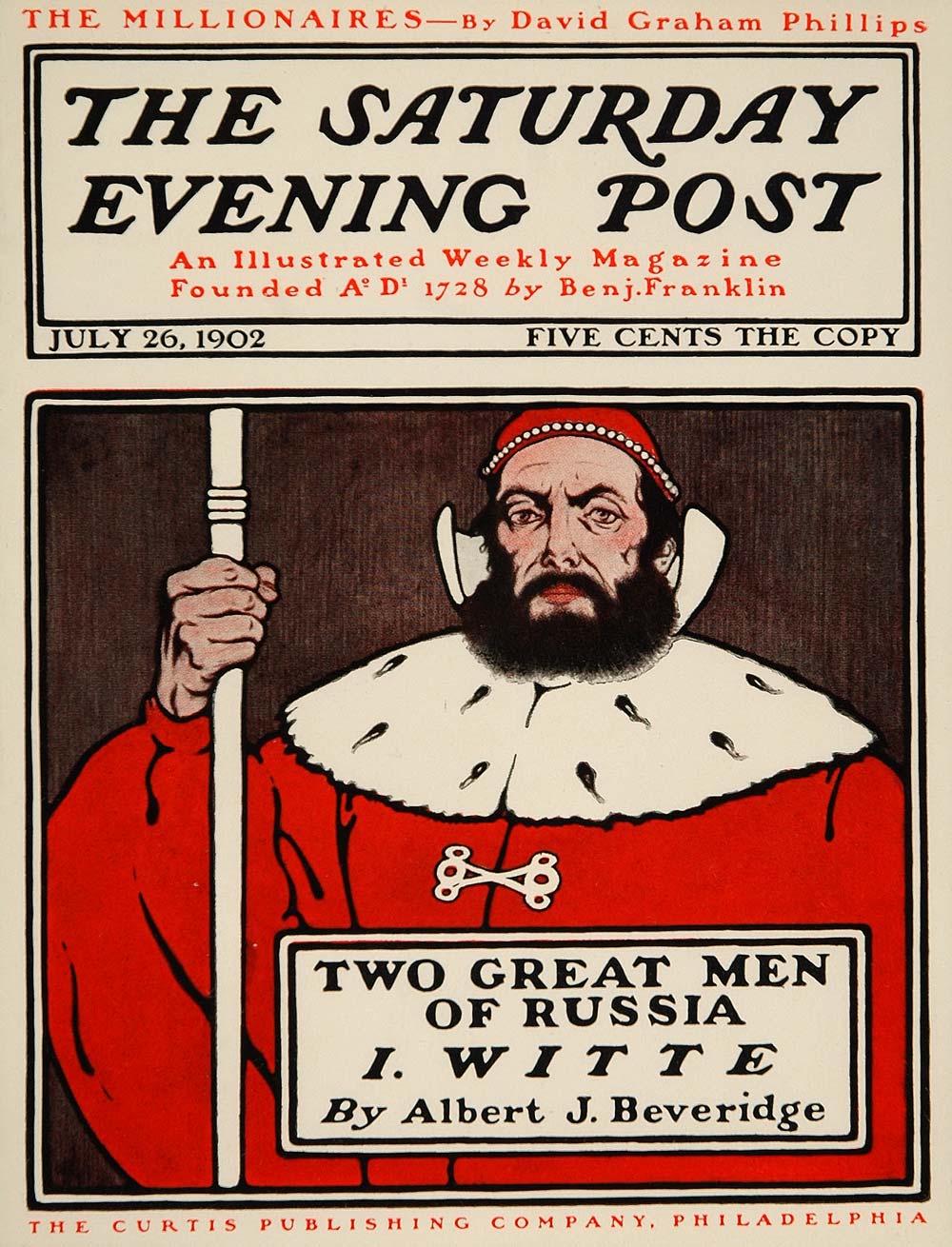 1913 SEP Cover Guernsey Moore J. J. Gould Mini Poster - ORIGINAL CB1