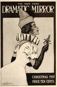 1913 Dramatic Mirror 1907 John Cecil Clay Mini Poster - ORIGINAL CB1