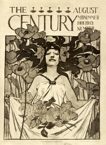 1913 Print J.C. Leyendecker Mini Poster Century Magazine Design Art Nouveau CB1
