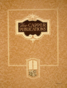 1923 Lithograph JW Fazel Art Nouveau Capper Publications Topeka KS Printing CCD1