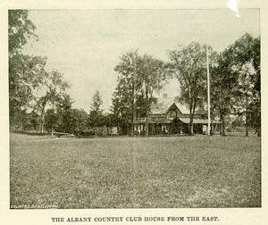 1899 Print Albany County Club Historical Image New York View Lawn Golf CG3