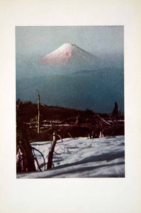 1915 Color Print Mount St Helens Volcano Skamania WA Silver Star Cascade CGH1
