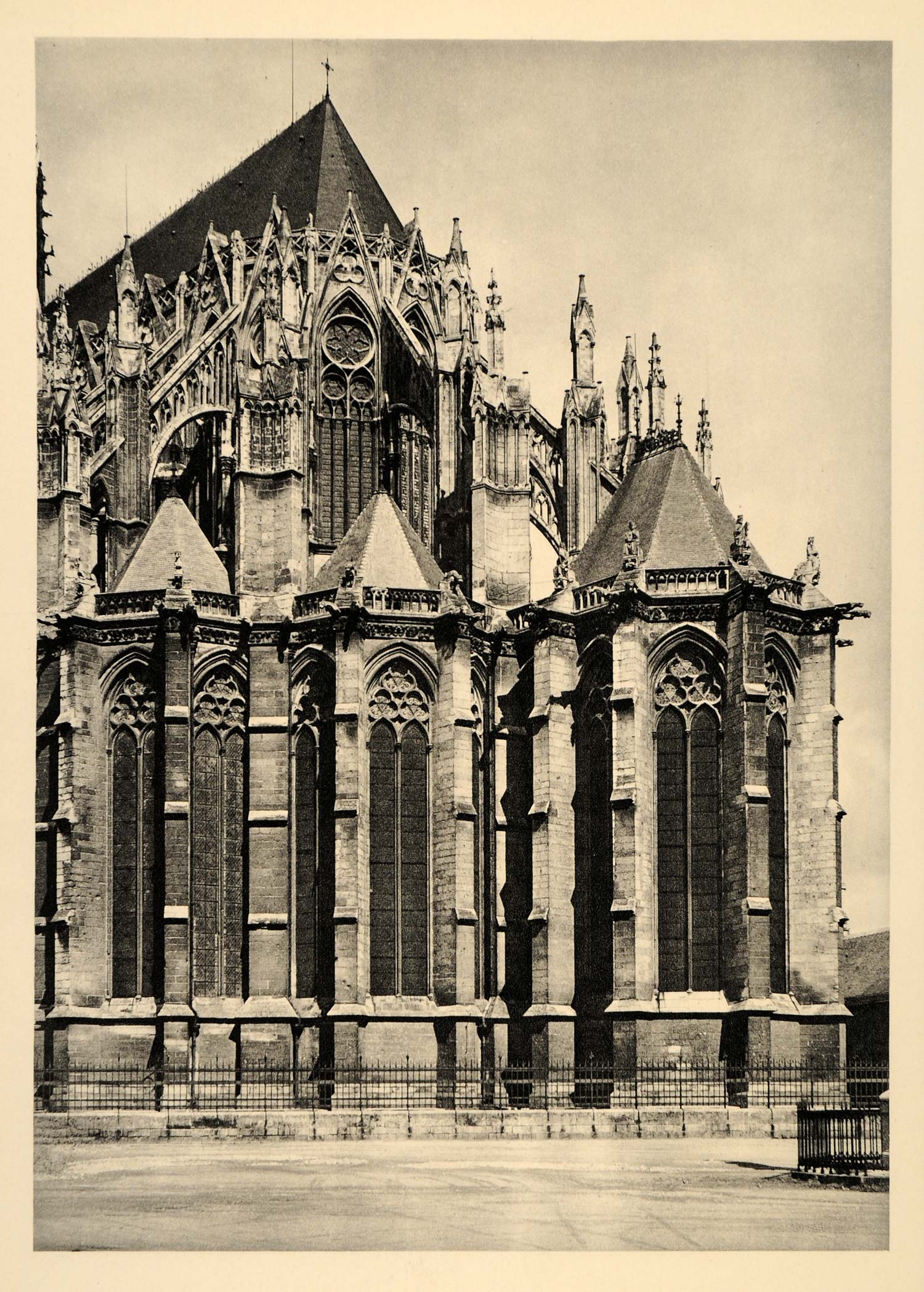 1937 Amiens Cathedral Choir Chapel France Architecture - ORIGINAL CH2