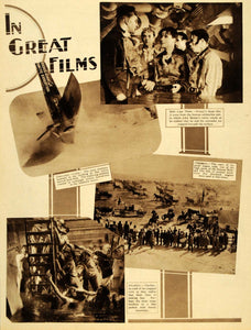 1934 City Lights Cimarron Journey's End Movie Scenes - ORIGINAL CHM1