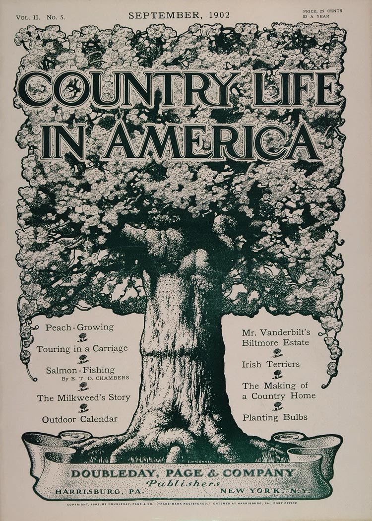 1902 Country Life in America COVER September McConnell - ORIGINAL CL1