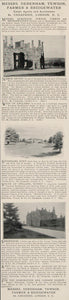 1902 Ad English Country Estates Sevenoaks Kent England - ORIGINAL CL1
