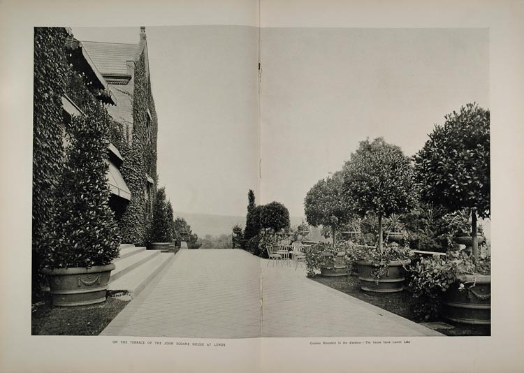 1902 Article Wyndhurst Estate Lenox Mass. John Sloane - ORIGINAL CL1