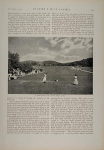 1902 Article Golf Course Vintage Golfing Arthur Pottow - ORIGINAL CL1