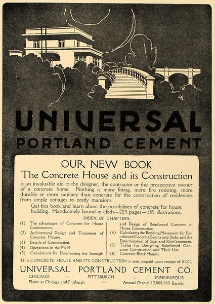 1908年製 Universal Portland Cement ビンテージ 1908年製 Universal Portland Cement ビンテージ