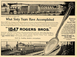 1907 Ad 1847 Rogers Bros Silver Plate Silverware Design - ORIGINAL CL4