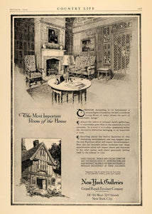 1919 Ad New York Galleries Grand Rapids Furniture - ORIGINAL ADVERTISING CL4