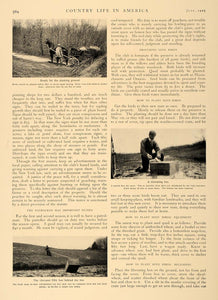 1905 Article Game Preserve Hunting Howard B. Rathbone - ORIGINAL CL5
