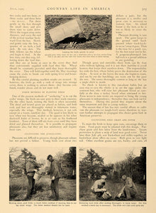 1905 Article Game Preserve Hunting Howard B. Rathbone - ORIGINAL CL5