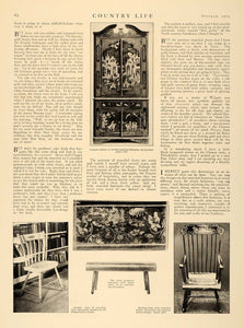 1919 Article Stenciled Furniture Alice Van Leer Carrick - ORIGINAL CL5