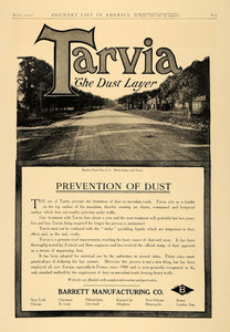 1907 Ad Barrett Manufacturing Travia Dust Oyster Bay - ORIGINAL ADVERTISING CL6